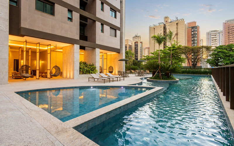 Piscina com Raia