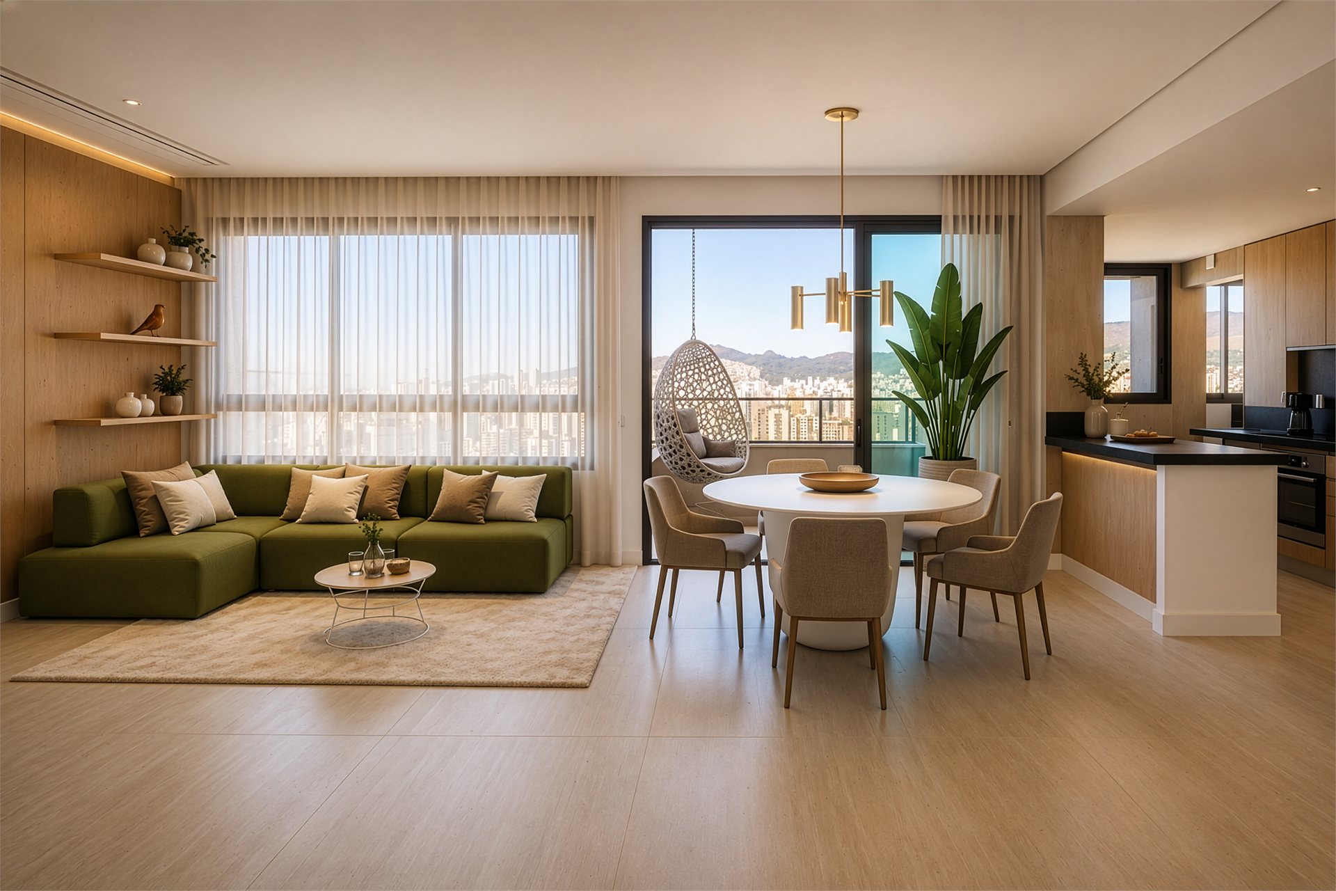 Living Ampliado e Sala de Estar